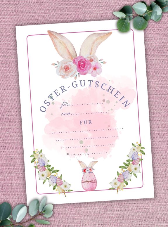 Digitaler Oster Gutschein PDF Vorlage