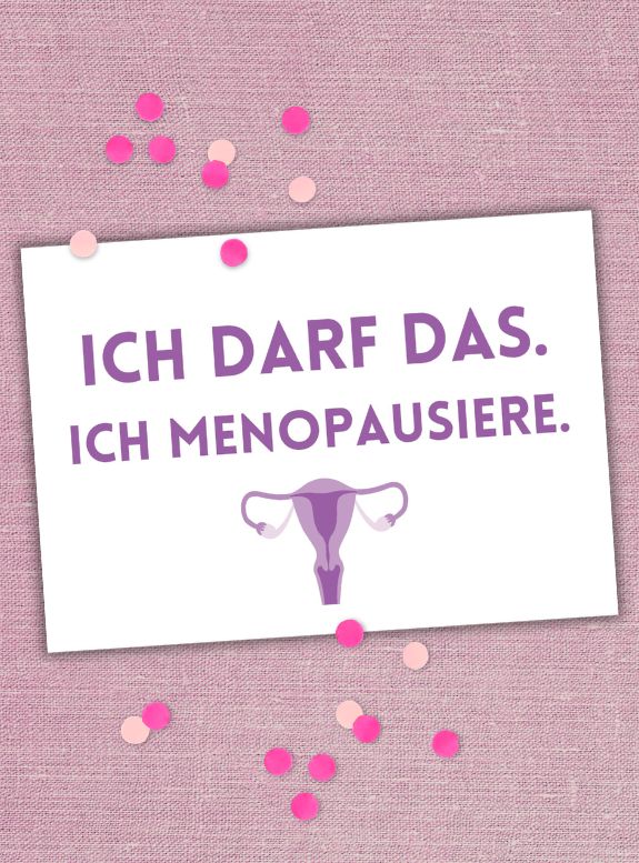 POSTKARTE WECHSELJAHRE, DIN A6, mit Spruch zu den Wechseljahren, Geschenk Wechseljahre, Geschenk Frau über 40, Postkarte Menopause