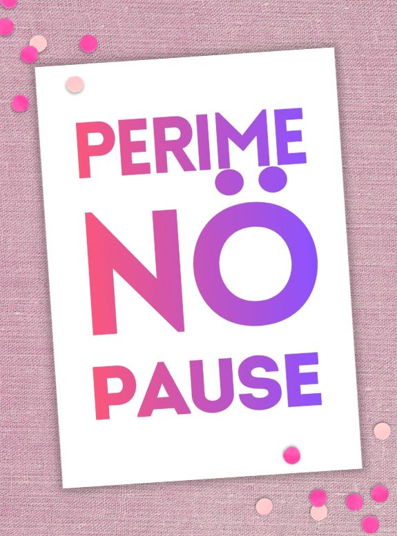 POSTKARTE WECHSELJAHRE, DIN A6, mit Spruch zu den Wechseljahren, Geschenk Wechseljahre, Geschenk Frau über 40, Postkarte Perimenopause